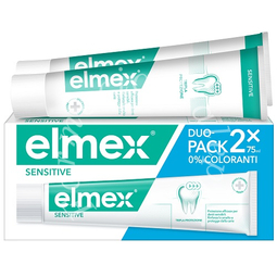 Elmex sensitive dentifricio bitubo 2x75 ml