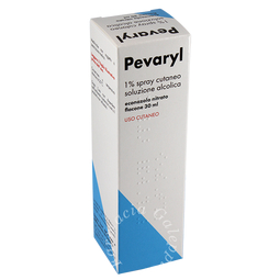 Pevaryl 1% spray cutaneo, soluzione alcolica  econazolo nitrato soluzione alcolica flacone 30 ml