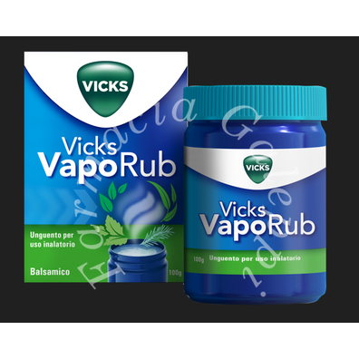 Vicks vaporub  vapore per inalazione, unguento unguento vasetto in pp da 100 g